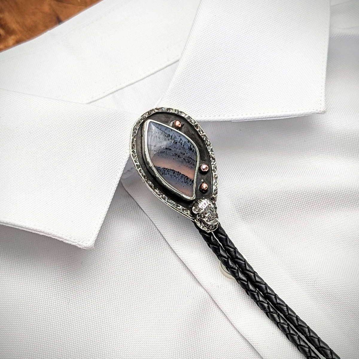 Montana Agate BOLO Tie