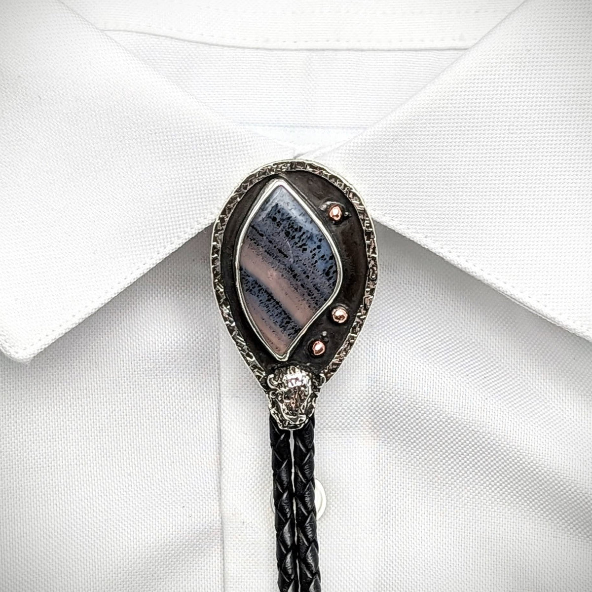 Montana Agate BOLO Tie