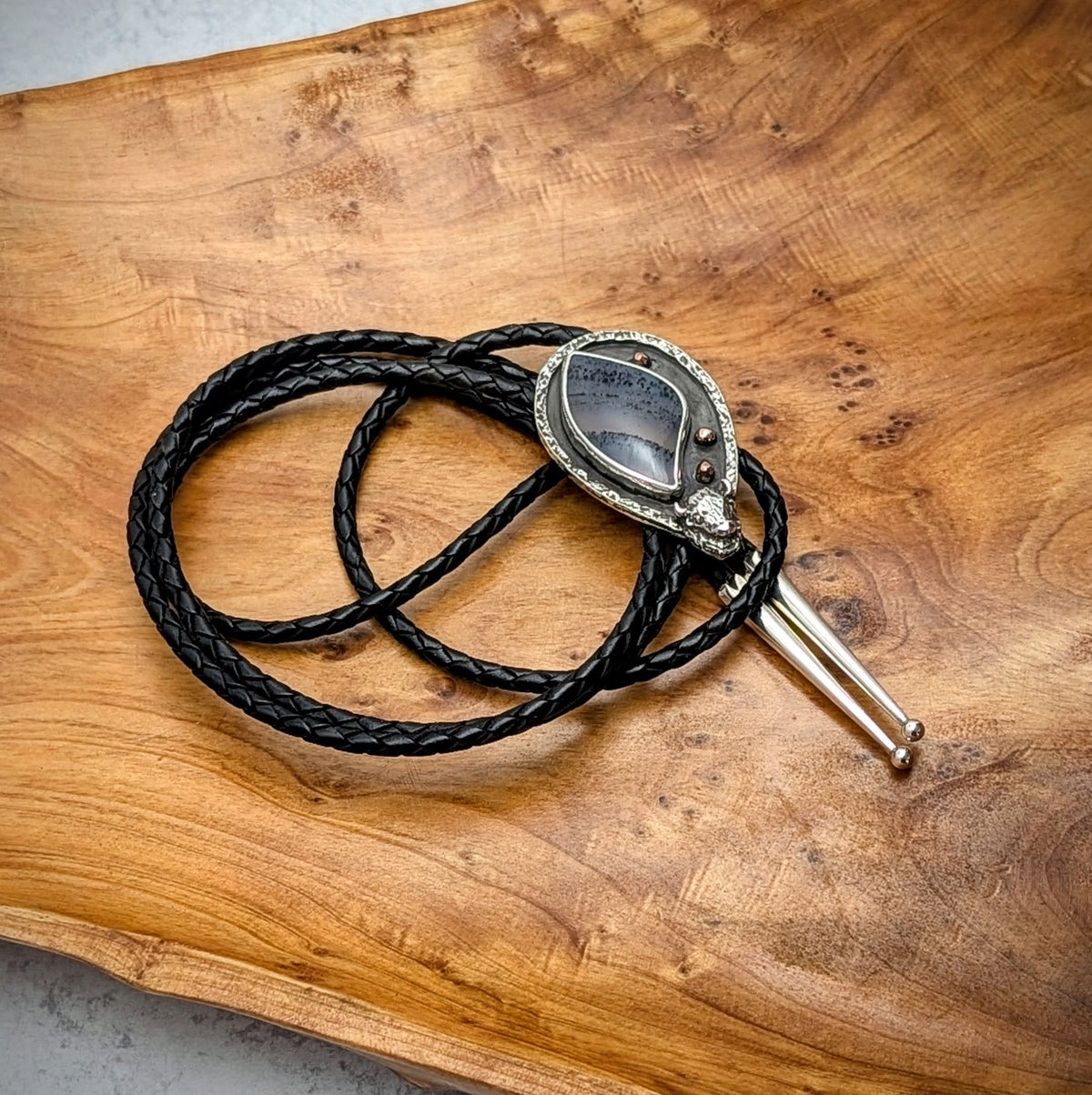 Montana Agate BOLO Tie